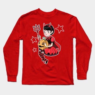 Little Devil Girl Long Sleeve T-Shirt